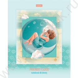 Тетрадь  48л клетка "Весь ее Мир- Выпуск №1" /ламинац SOFT-TOUCH/тиснение/ 5видов | Фото 2