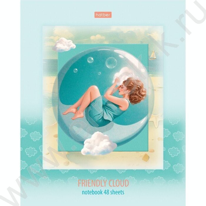 Тетрадь  48л клетка "Весь ее Мир- Выпуск №1" /ламинац SOFT-TOUCH/тиснение/ 5видов | Фото 2