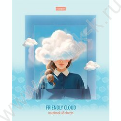 Тетрадь  48л клетка "Весь ее Мир- Выпуск №1" /ламинац SOFT-TOUCH/тиснение/ 5видов | Фото 3