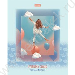 Тетрадь  48л клетка "Весь ее Мир- Выпуск №1" /ламинац SOFT-TOUCH/тиснение/ 5видов | Фото 4