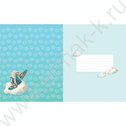 Тетрадь  48л клетка "Весь ее Мир- Выпуск №1" /ламинац SOFT-TOUCH/тиснение/ 5видов | Фото 7