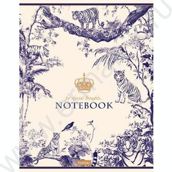 Тетрадь  48л клетка "Царство джунглей" /ламинац SOFT-TOUCH/тиснение/ 5видов | Фото 2
