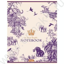Тетрадь  48л клетка "Царство джунглей" /ламинац SOFT-TOUCH/тиснение/ 5видов | Фото 4