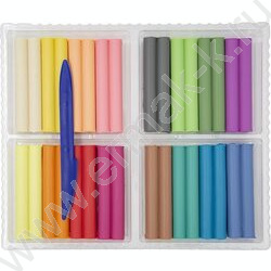 Пластилин восковой  16цв 240г Фантазия+стек /пастель | Фото 3