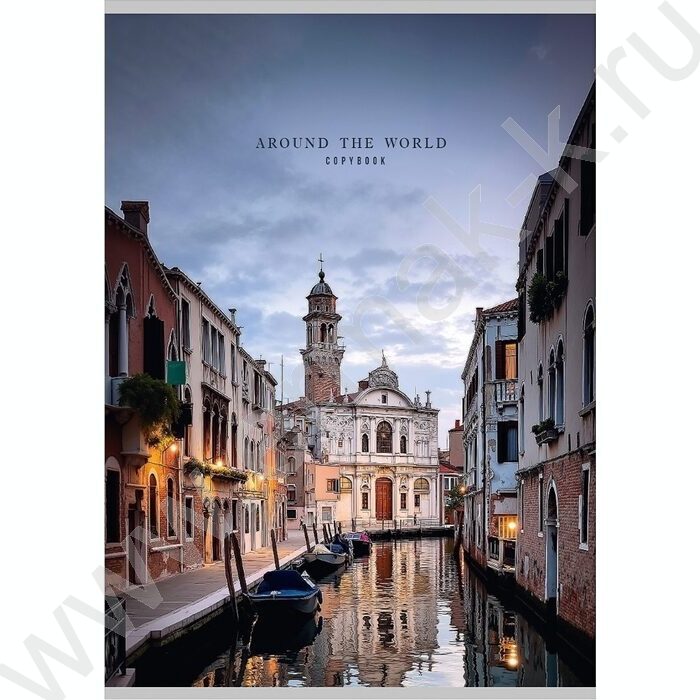 Тетрадь  48л А4 клетка "Городской канал-1" | Фото 1