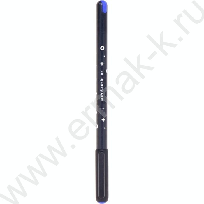 Ручка шар Pentonic Cipher синяя 0,5мм /черный круглый корп. /игольчатый наконечник | Фото 3