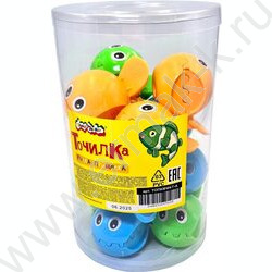 Точилка 1отв. пластик Рыбки /с контейнером /ассорти NEW | Фото 9