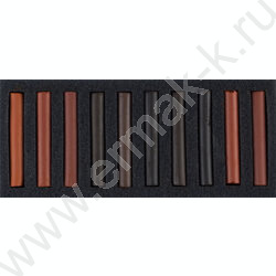 Сангина/сепия Ладога 10 мелков ассорти цветов NEW | Фото 4