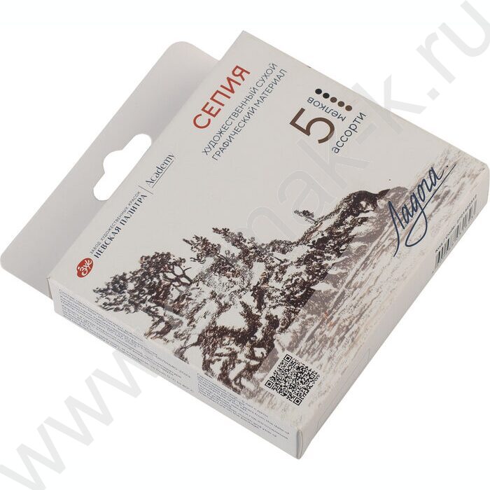 Сепия Ладога 5 мелков ассорти цветов | Фото 2