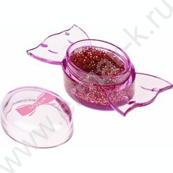 Блёстки для глаз Glitter BonBon,лица и тела прессованные,серебро NEW | Фото 5