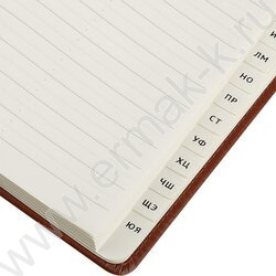 Книга телефонная  80л А5 Nebraska. Brown /кожзам,вырубка NEW | Фото 3