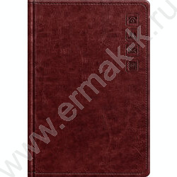 Книга телефонная  80л А5 Nebraska. Dark red /кожзам,вырубка NEW | Фото 1