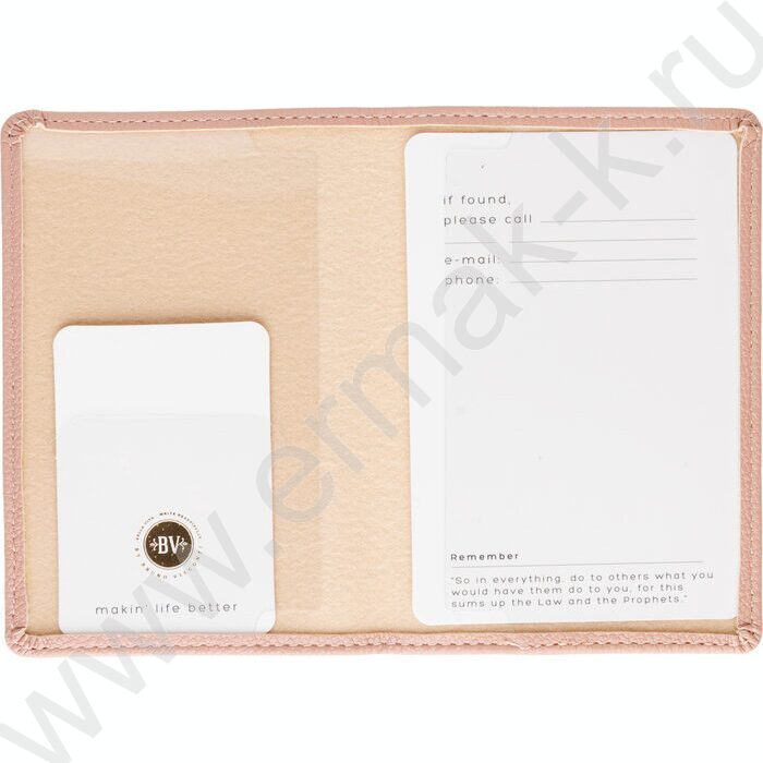 Обложка д/паспорта Пыльная роза /экокожа | Фото 3