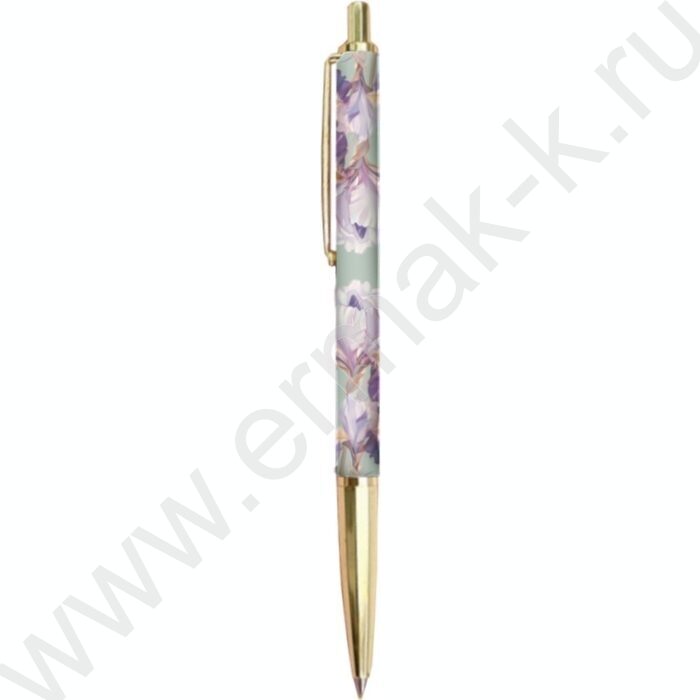 Ручка шар авт метал "Ирисы" 0,7мм | Фото 1