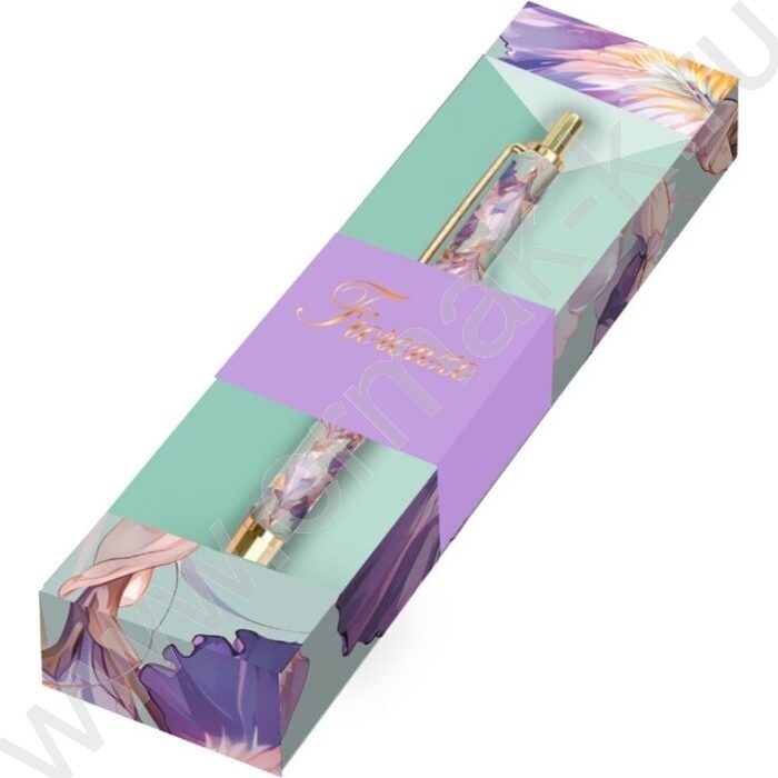 Ручка шар авт метал "Ирисы" 0,7мм | Фото 2