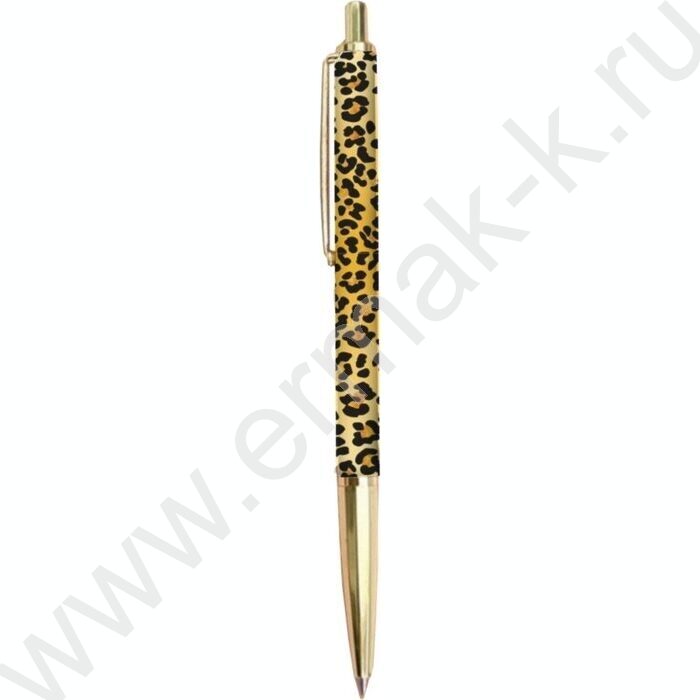 Ручка шар авт метал "Леопард" 0,7мм | Фото 1