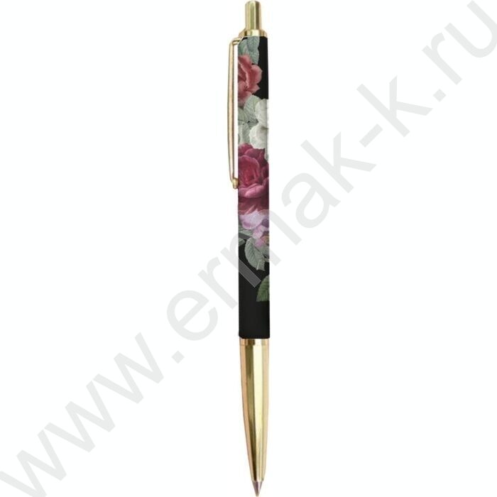 Ручка шар авт метал "Цветочный вернисаж" 0,7мм | Фото 1