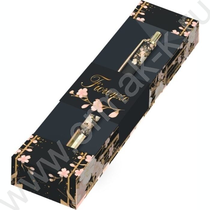 Ручка шар авт метал "Цветочная фантазия" 0,7мм | Фото 2