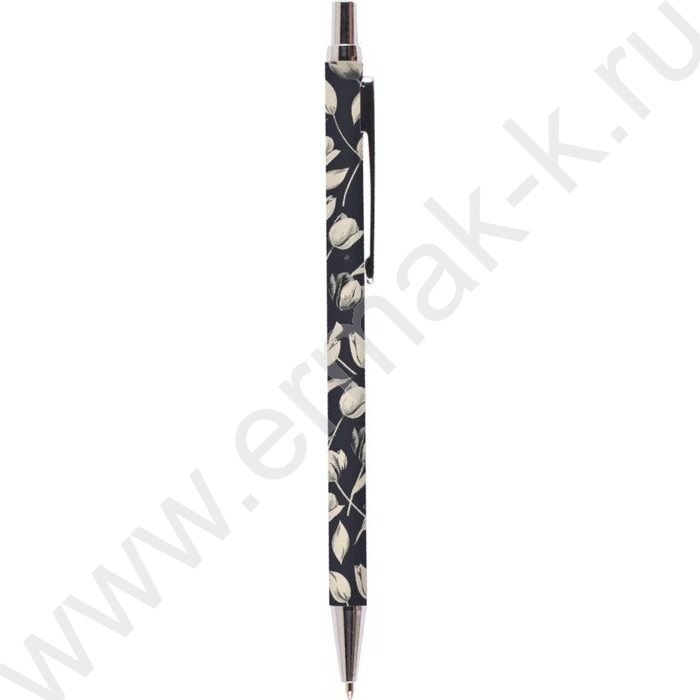 Ручка шар авт метал "Тюльпаны" 0,7мм | Фото 1
