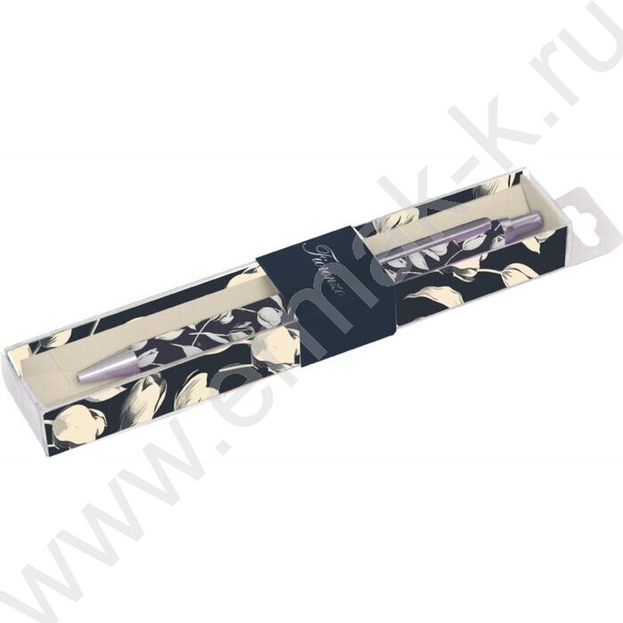 Ручка шар авт метал "Тюльпаны" 0,7мм | Фото 2