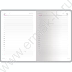 Ежедневник н/дат А4 136л Velvet черный NEW | Фото 3