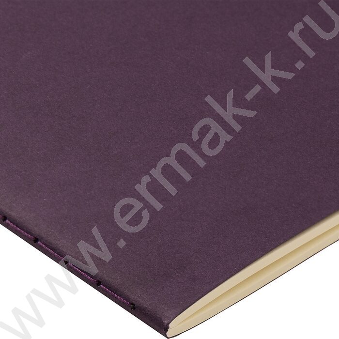 Тетрадь  40л клетка "Pragmatic.Фиолетовый" 80 г/м2 бежевая бумага | Фото 3