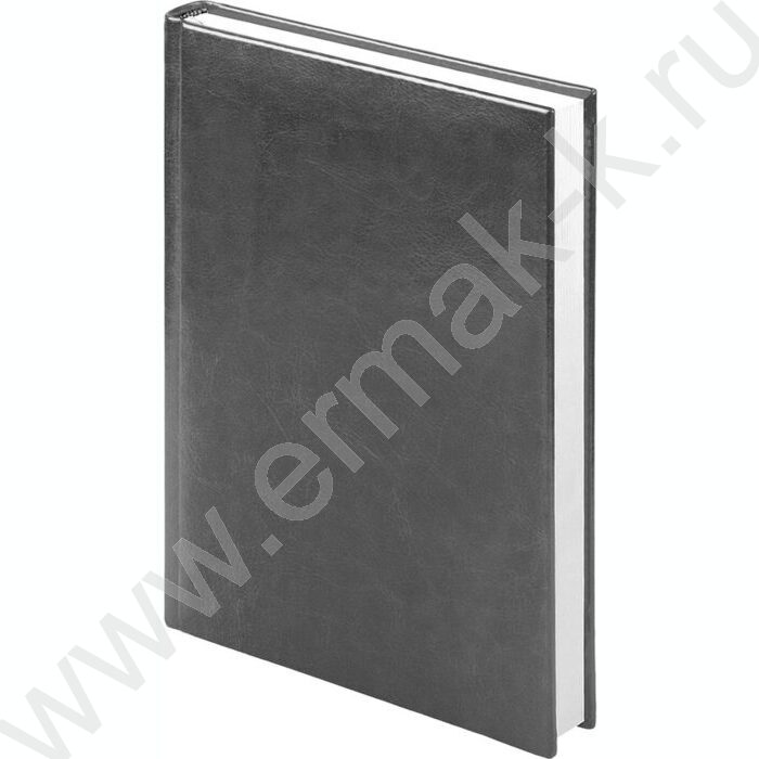 Ежедневник 2026г А5 320стр "Sigma" серый /белый блок, перфорация угла, ляссе | Фото 1