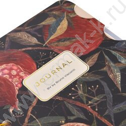 Зап. книжка 120л А6 тв.обл/спираль "Flora.Гранат" /блок -линейка/точка NEW | Фото 3