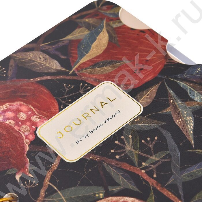 Зап. книжка 120л А6 тв.обл/спираль "Flora.Гранат" /блок -линейка/точка NEW | Фото 3