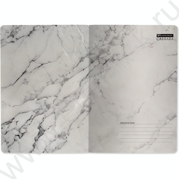 Тетрадь  40л линейка "Carrara" 70 г/м2 бежевая бумага NEW | Фото 4