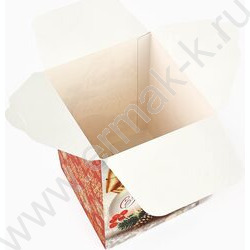 Коробка складная 12*18*12см С Новым годом NEW | Фото 5