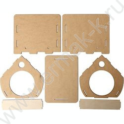 Кормушка для птиц Разобранная 20*19*17см Бочка NEW | Фото 2