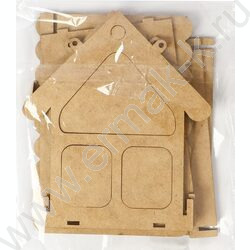 Кормушка для птиц Разобранная 21*18*21см Домик NEW | Фото 5