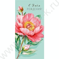 Конверт д/денег  83*167мм  "С Днем Рождения!" NEW | Фото 1