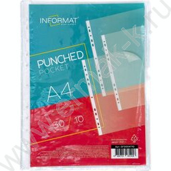 Файлы (мультифора) А4  30мкм  (упак.:10шт) NEW | Фото 1