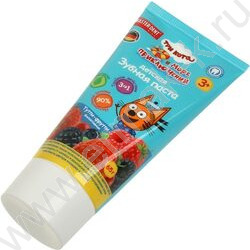 Детская зубная паста Три кота тутти-фрутти 65 г NEW | Фото 2