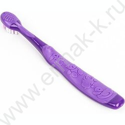 Зубная щетка фигурная для детей Милая принцесса феолетовая NEW | Фото 3