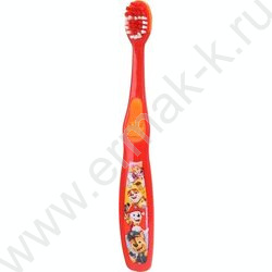 Зубная щетка фигурная для детей Щенячий Патруль красная NEW | Фото 1