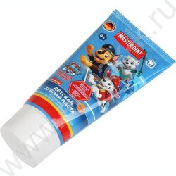 Детская зубная паста Щенячий Патруль клубника 65 г NEW | Фото 2