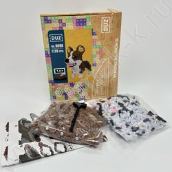 Конструктор 3D макси "Собака коричневая" NEW | Фото 3