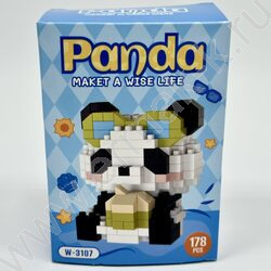 Конструктор 3D мини "Панда" /ассорти 12видов NEW | Фото 1