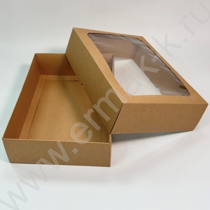 Коробка с окном 25*18*6,5см. /350гр., ассорти | Фото 3