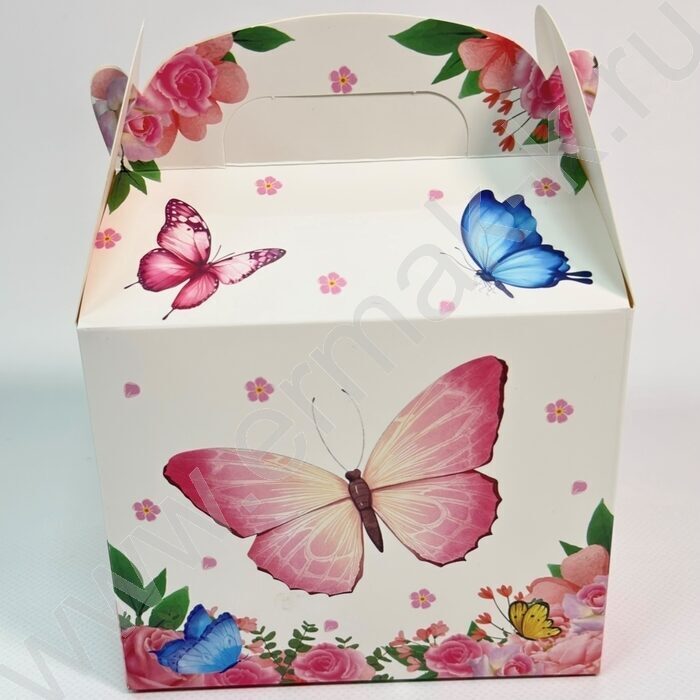 Коробочка "Бабочки" 14*12*10см. /250гр., ассорти | Фото 3