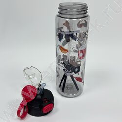 Бутылка для воды 800мл. с трубочкой /ассорти 4вида NEW | Фото 6