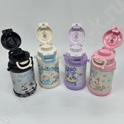 Термос /нерж. сталь, ремешок, 500мл., ассорти NEW | Фото 3