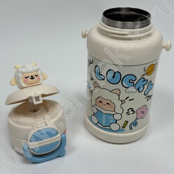 Термос /нерж. сталь, ремешок, 500мл., ассорти NEW | Фото 5