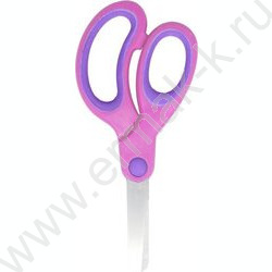 Ножницы 14,1см детские "Cosmo. Left Hand" для левшей, с закругл. лезвиями, розово-сиреневыми руч NEW | Фото 1