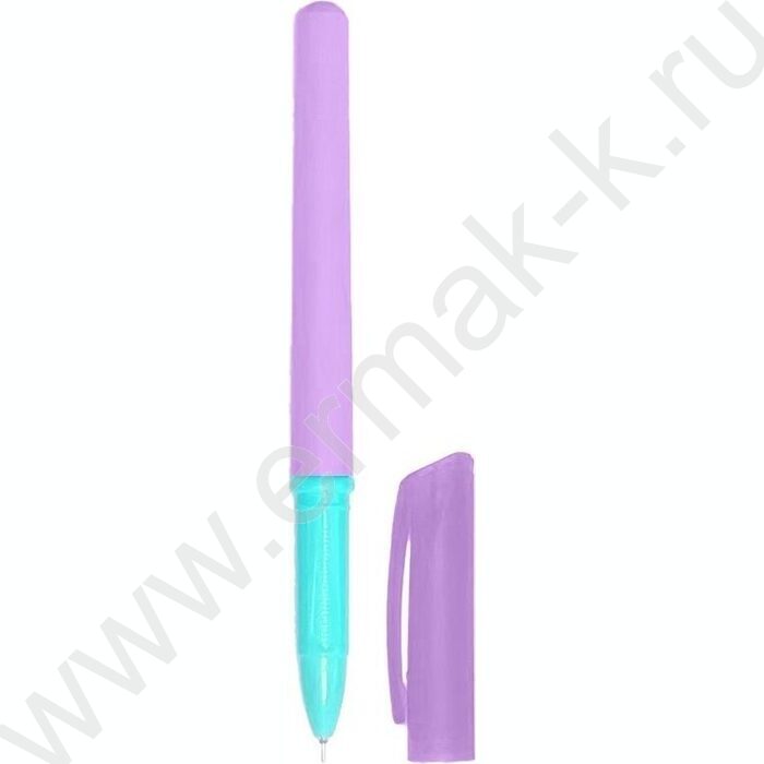 Ручка гелевая Пиши-Стирай 0,5мм синяя /корпус мятно-сиреневый, ластик | Фото 1