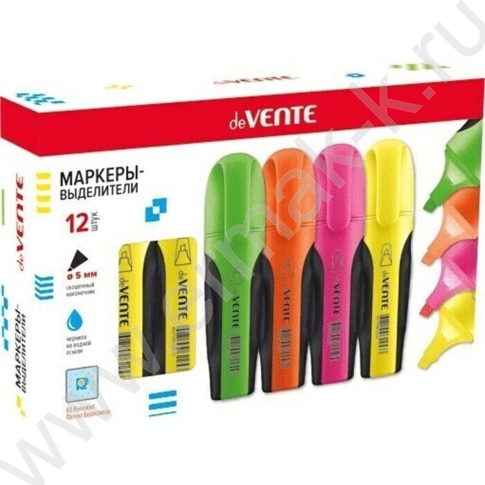 Текстовыделитель /желтый/ 1-5мм косой NEW | Фото 2