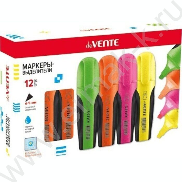 Текстовыделитель /оранжевый/ 1-5мм косой NEW | Фото 2